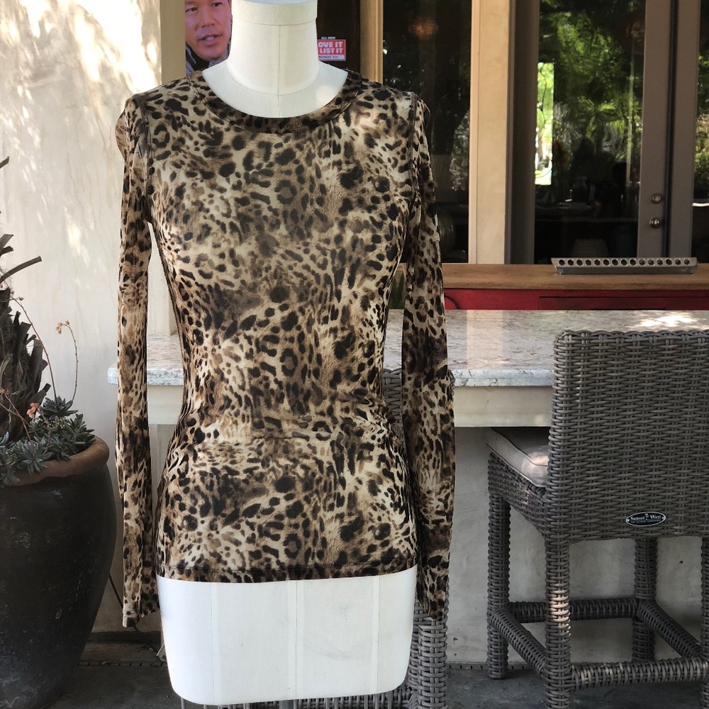 Karen Kane Leopard Top